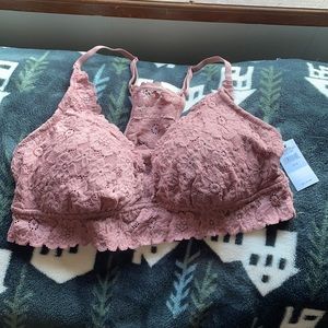 Aerie lace racer back bralette